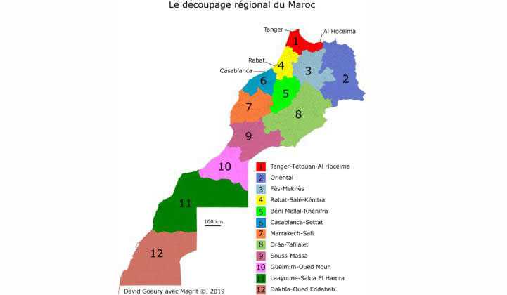 | Mapa de Marruecos