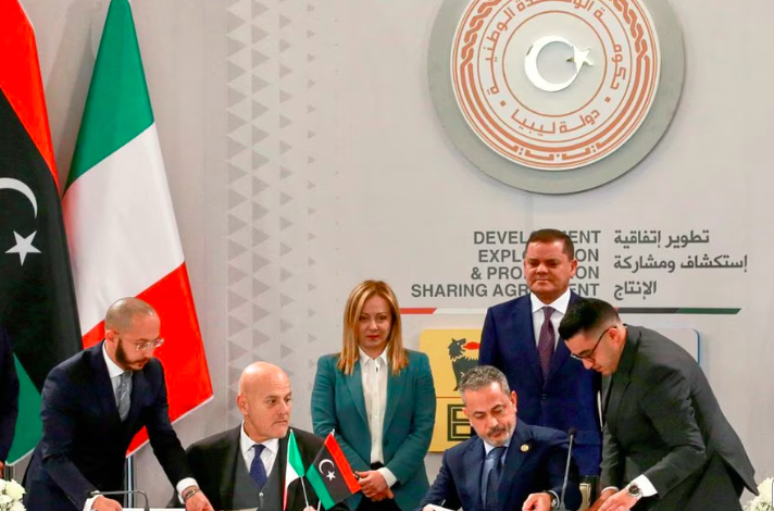 Italia se garantiza el suministro de Gas en Libia